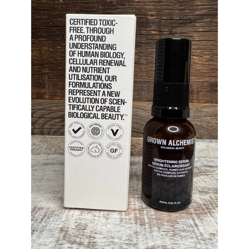 Grown Alchemist Brightening Serum 25ml | Full Size‎ NIB | MSRP=$70